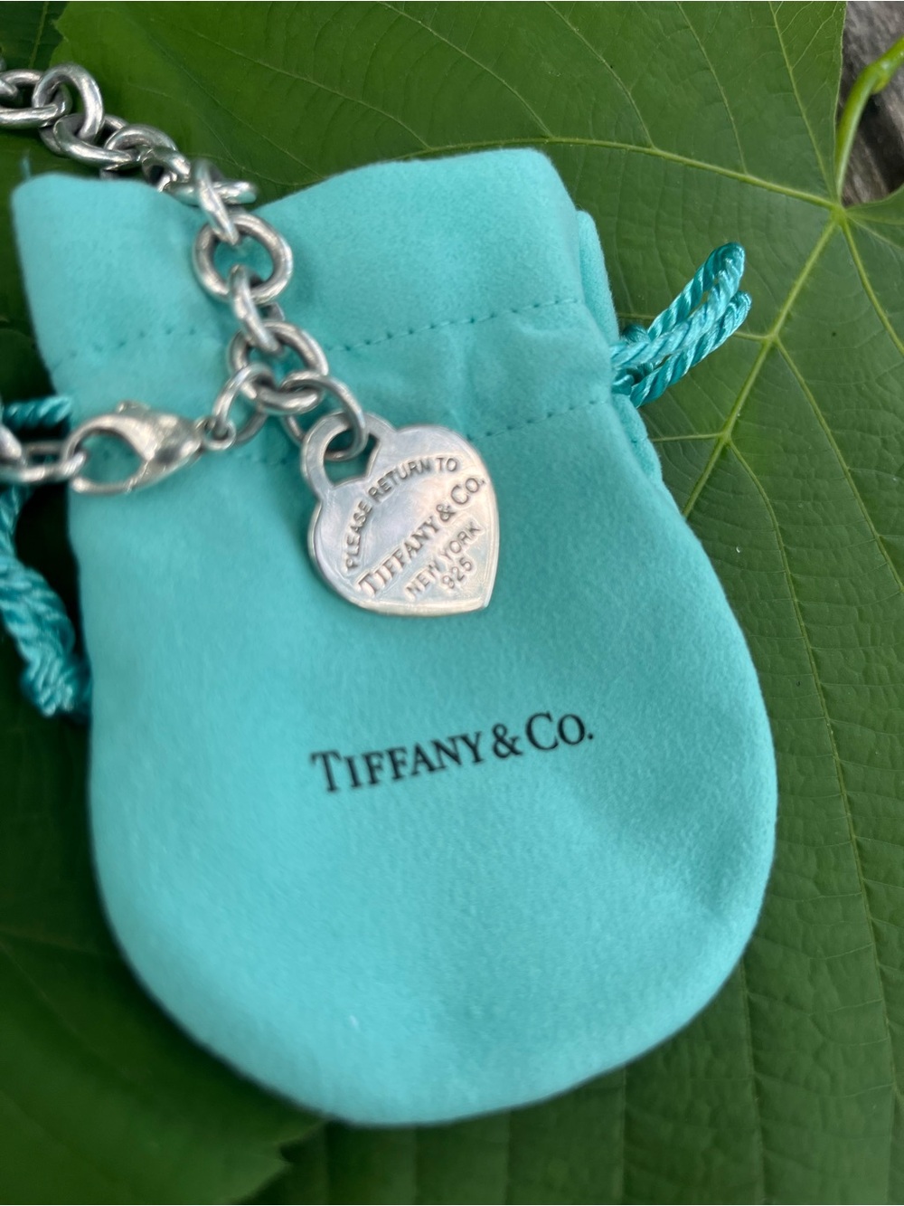 Tiffany & Co. Sterling Silver Return to Tiffany’s Heart Tag Bracelet